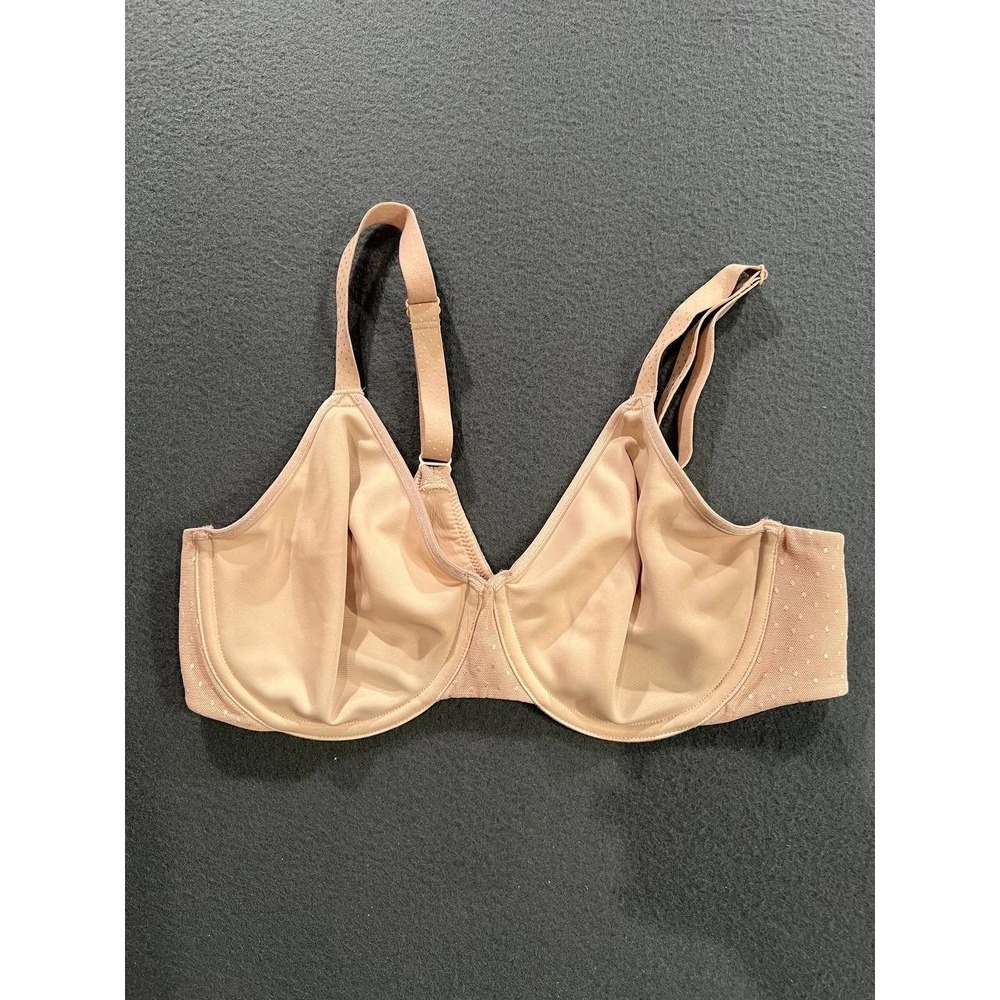 Wacoal Bra 36C Back Appeal Unlined Underwire Smoothing beige A009005